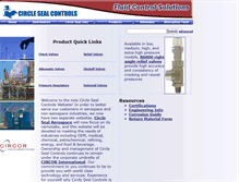 Tablet Screenshot of circle-seal.com